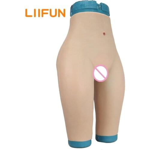 Silicone Realistic Vagina Panties Pussy Pants Transgender Sexy Fake Vagina for Shemale Crossdresser Enhancer Hip Up Meme Shape