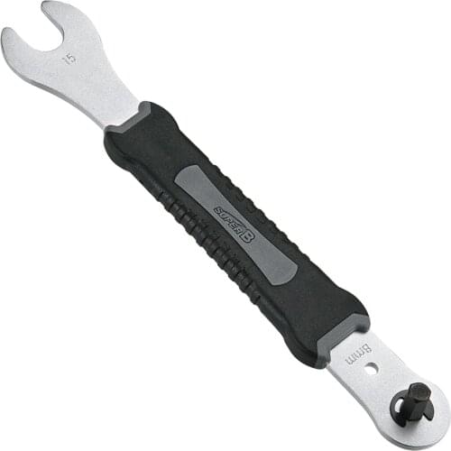 Super B Premium TB-MW60 Multi-function Pedal Wrench 15mm With 8/10 mm Hex Key Wrench Bicycle Repair Tools