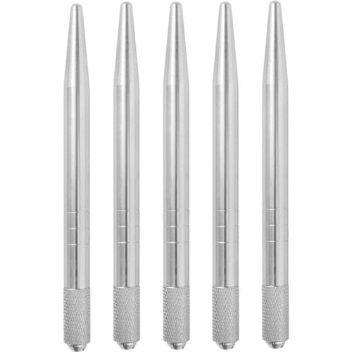 Tattoo Microblading pen 1PCS Optional Silver and Red Tebori Pen Manual Tattoo Pen Machine for Permanent Makeup Pen Eyebrow