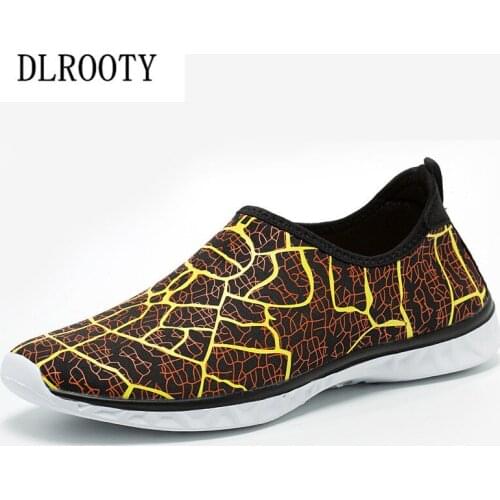 Women Shoes Flats Quick Drying Casual Summer Fashion Outdoor Breathable Couple Slip On Platform Colorful Lightweight Plus Size