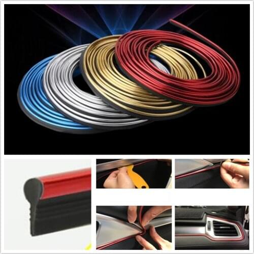 Car interior Decoration thread line Insert Strip Accessories for Ford Taurus Mondeo Galaxy Falcon Everest S-MAX Escort