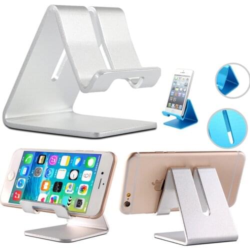 Universal Aluminum Metal Tablet Desk Holder Stand for Mobile Phone Android Phone Holders and Standers for Lenovo 8'' tablet