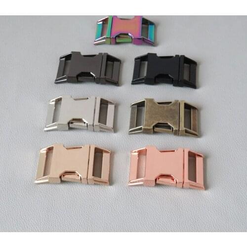 100Pcs 25mm 1 Incn Webbing Metal Release Buckle For Paracord Bracelet Dog Collar Sewing Outdoor Diy Accessories Seat Belt Clasp