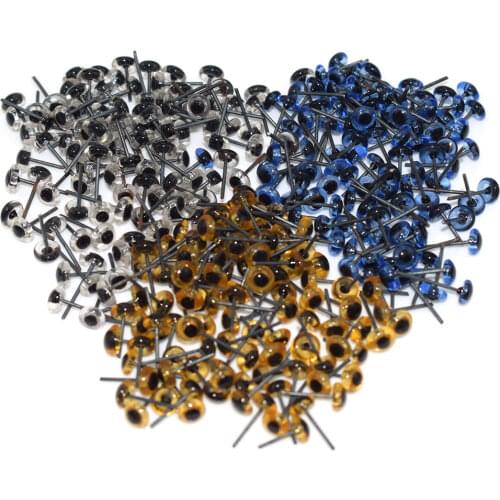 150Pair 5MM Sewing Buttons DIY Doll Eyes Plastic Crafts Safety Eyes for Teddy Bear Toy Animal Doll Amigurumi DIY Accessories