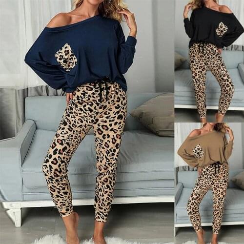 2021 new womens leopard print drawstring leisure sports suit women two piece set summer 2 piece set biker shorts 2 piece set