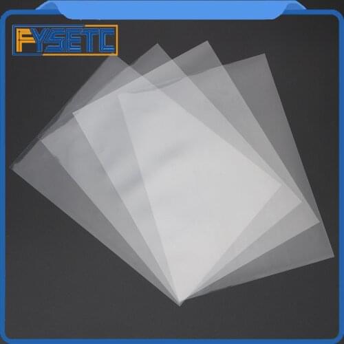 4 sheets FEP Film 140x200x0.1mm DLP LCD SLA Resin Printer For Wanhao Duplicator D7 Proniks KLD-LCD1260 ELEGOO Phrozen Transform