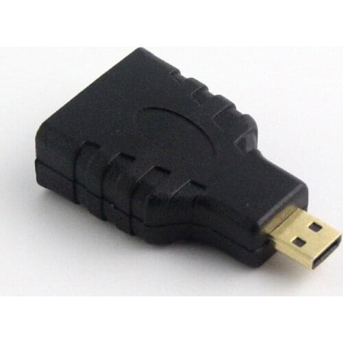 50pcs/lot HDMI Female to Micro HDMI Type D Male Adapter F/M Converter Connector HD TV Camera for hdmi adapter