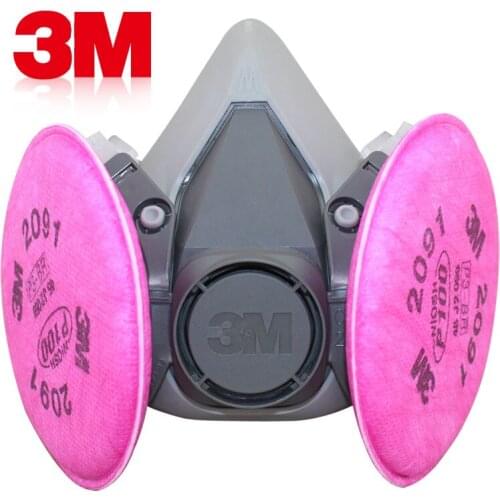 6200 with 2091 filter cotton dust cover three-piece set / P100 / dust cover