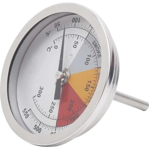 83mm 0-300℃ pointer stainless steel grill oven thermometer tester meter measuring instrument tools drop shipping