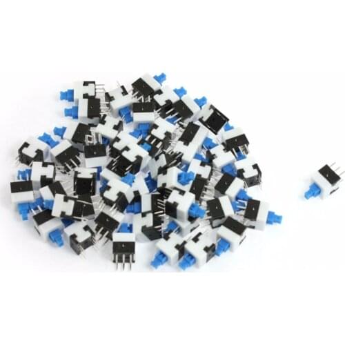 8 x 8mm Torch Latching/Unlock Tact Tactile Push Button Switch DPDT 6 Pin DIP PCB