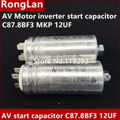 [BELLA] [New Original] Arcotronics AV Motor inverter start capacitor C87.8BF3 MKP 12UF 5% 500v