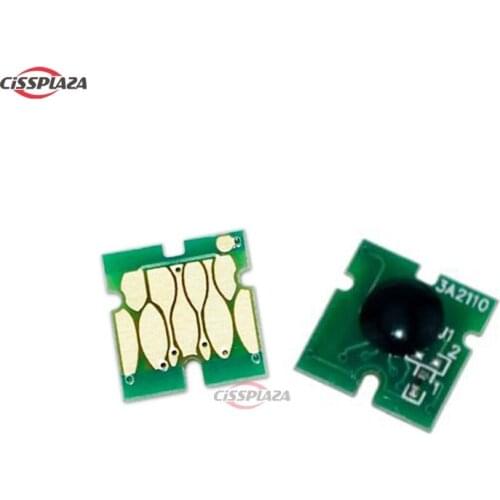 CISSPLAZA 5xT6193 Maintenance Tank Chip Compatible For Epson T3000 T5200 T7200 T3270 T5270 T7270 F6000 F6070 F6000 one time chip