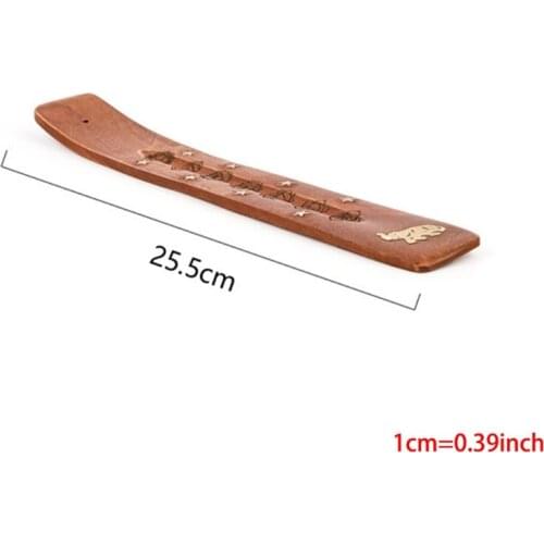 Wooden Incense Sticks Plate Incense Burner Censer Holder Rack Incense Catcher Tray Fragrance Ornaments Home Decoration