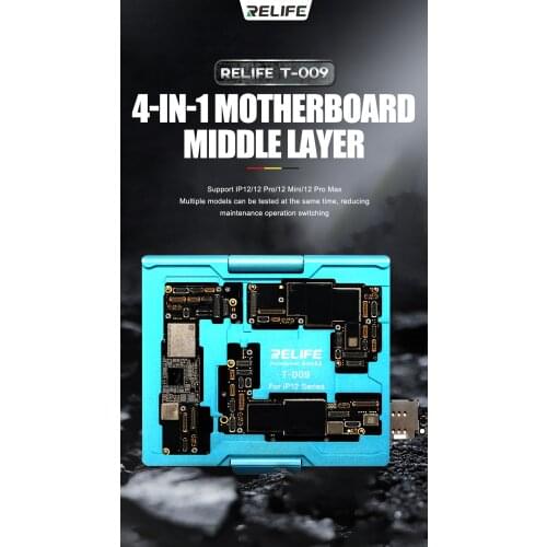 For iPhone 12 Pro mini Max 12promax motherboard middle-level test rack layered machine board repair tool RELIFE T-009 4-in-1