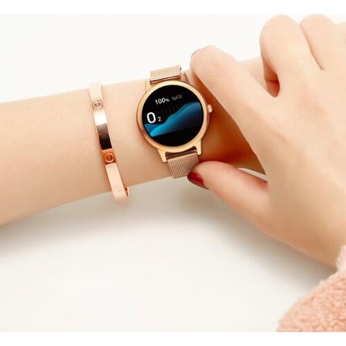 E10 Ultra Thin Smart Watch Women Full Contact Screen Bluetooth Sports Tracker Fitness Watch Smartwatch