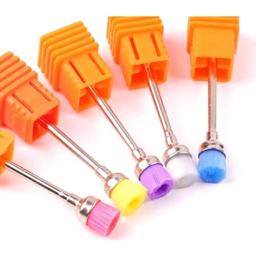 Nail Polish Cleaning Brush Electric Nail Drill Manicure Tool Rotating Nail Electric Machine Accessory Tool Nail Surface Cleaning