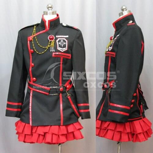 Quality Goods Hot Anime D.Gray-Man Lenalee Lee Cosplay Costumes Full Set Uniform Skirt Unisex Role Play Clothing Custom-Make