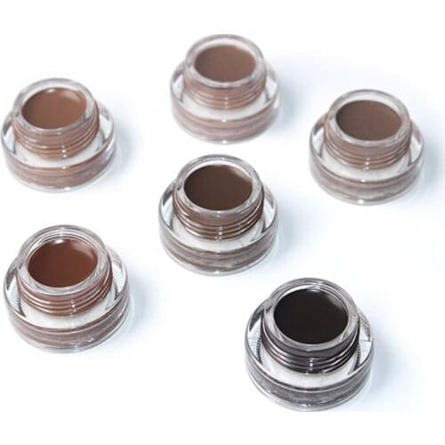 Eyebrow Pomade Liner and Eyebrow Cream with Brush - Long Lasting Brow Color Gel Eyebrows Enhancers that Fills and Shape MPwell