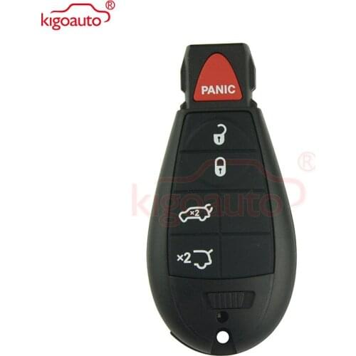 Kigoauto #6 Fobik key shell cover IYZ-C01C for Chrysler for Jeep Grand Cherokee Town & Country key 2008 2009 2010 2011 2012