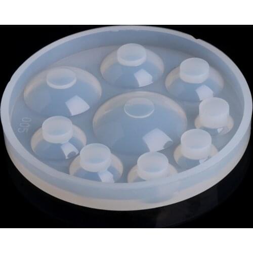 Round Silicone Resin Mold DIY Jewelry Pendant Making Tool Mould Handmade Craft
