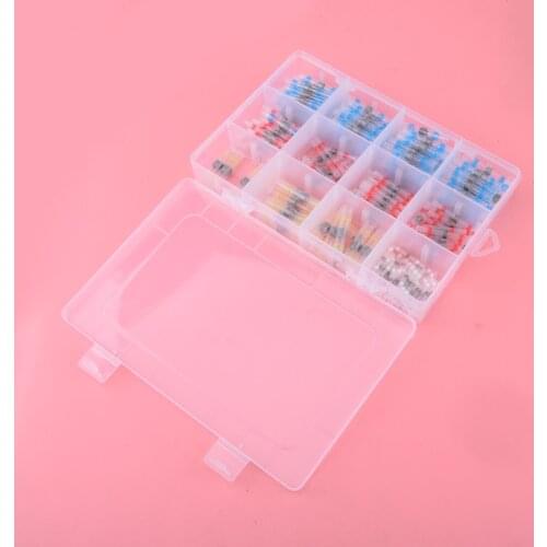 LETAOSK 250 pcs Waterproof Mix Solder Seal Splice Sleeve Heat Shrink Butt Wire Connectors Terminals