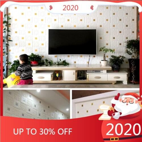 3d Solid Ceiling Wall Stickers Roof Decoration Wallpaper Living Room Bedroom Self-adhesive Waterproof Roof Ceiling Wall Sticker