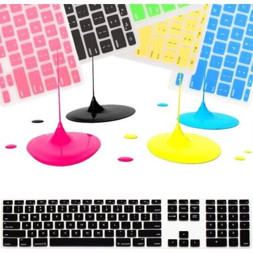 TPU Clear Keyboard Cover For Apple G6 A1243 With Numeric Keypad Wireless Bluetooth Keyboard Protector Skin Desktop PC