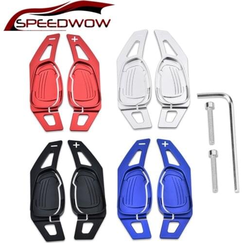 SPEEDWOW 2pcs Car Steering Wheel Shift Paddle Shifter Extension For AUDI RS3 RS5 2017-2018 R8 TT RS RS4