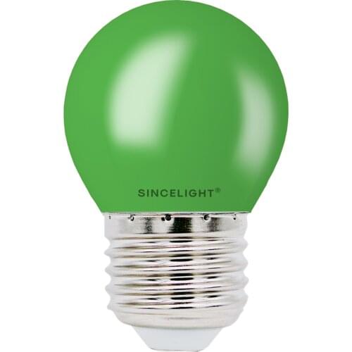 10pcs/pack LED Bulb E27 B22 1W 100-240V G45 Color RGB LED Lamp Holiday Christmas Party Decoration Street Home Lighting