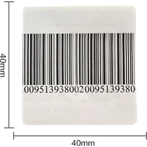 Security Label 1000 Piece 4cmX4cm RF8.2Mhz Checkpoint System Compatible