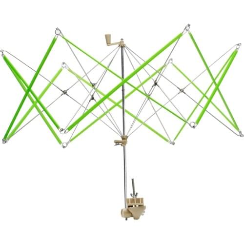 Umbrella Shape Swift Yarn Winder Hand Operated Ball Winding Holder Knitting Tool Fiber Wool String Ball Winder for Swift Winding