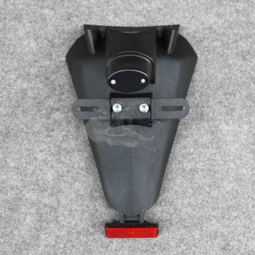 For ZX-14R ZZR1400 2006 - 2011 ZX14R ZX 14R Rear Tire Fender Turn light License Plate Reflector Mudguard Holder Bracket 2008 09