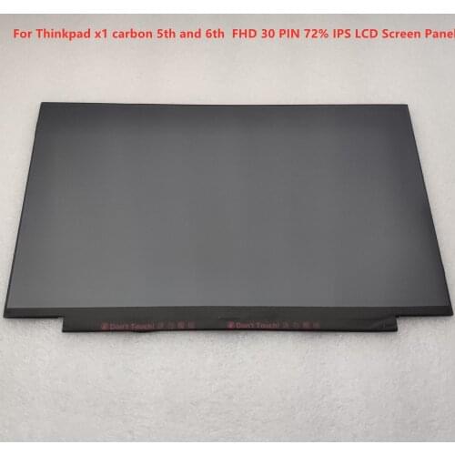 14.0 Inch LCD Display Modules NV140FHM N61 B140HAN03.1 00NY435 00NY436 For Thinkpad x1 carbon FHD 30PIN 72% IPS LCD Screen Panel