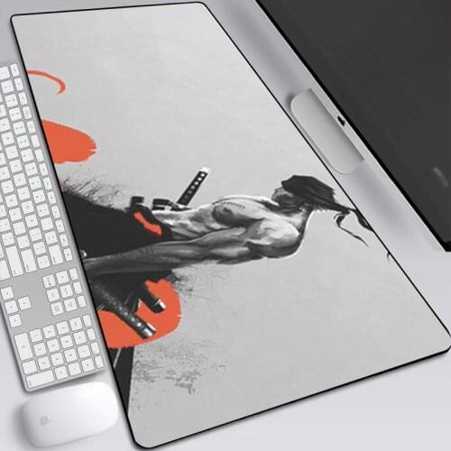 ANIME One Piece Gaming Mouse Pad PC Mousepad with Lock Edge Game Pad Mouse Large Cartoon Rubber Mouse Pad Keyboard Computer Mat