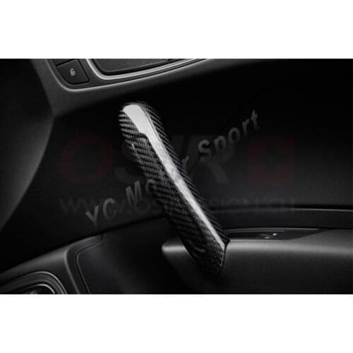 Free Shipping Car Accessories Carbon Fiber Interior Trim Fit For 2010-2013 A1 Inner Pull Door Trim Cover Car-styling