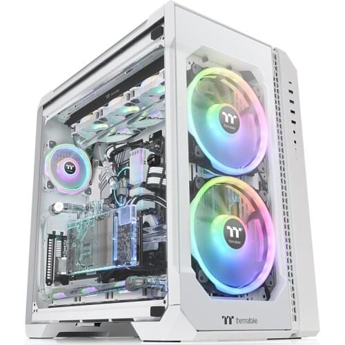 DIY assembly computer side transparent RGB tempered glass case game e-sports office home water-cooled transparent host