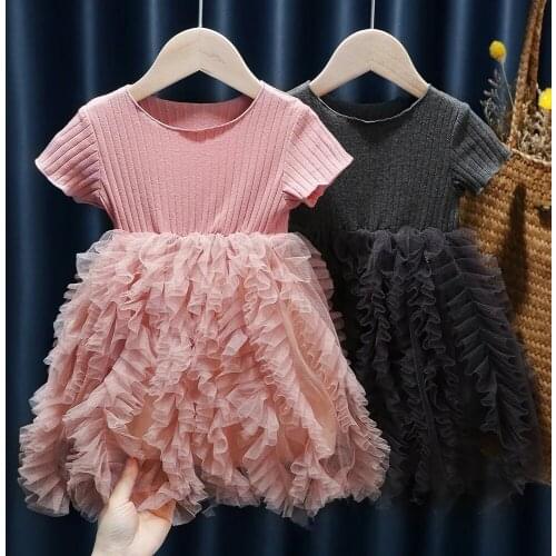 Children Clothing Summer Party Tutu Kids Princess Girls Dress Clothes Dresses for Girls Toddler Girls Casual Dress 2-10 Year