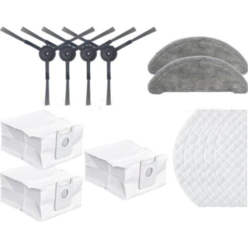For ROIDMI EVE Plus Vacuum Cleaner Parts Dust Bag Mop Rolling Brush Filter Side Brush Disposable Mop Accessories