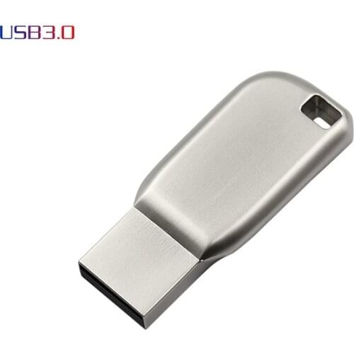 Usb3.0 flash 32GB 16GB 8GB 128GB pen drive pendrive sliver metal u disk memoria cel usb stick
