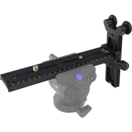 Haoge 220mm Y-type Telephoto Lens Support Bracket for Benro KH-25 KH-26 S2 S4 S6 S8,Sirui VH15 VH10 VH-20 BCH-20 V125