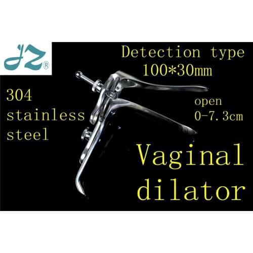 JZ medical Gynecologic instrument 304 Stainless Steel Vagina Expansion Device Vaginal Dilator Colposcopy Speculum Detection type