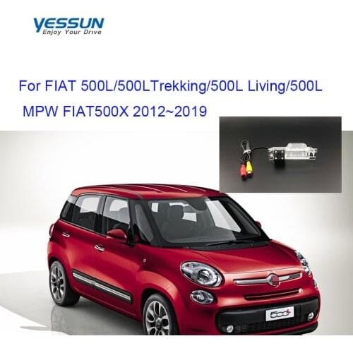 Yessun Rearview Camera For FIAT 500L 500LTrekking 500L Living 500L MPW FIAT500X 2012~2019 CCD night view reversing camera