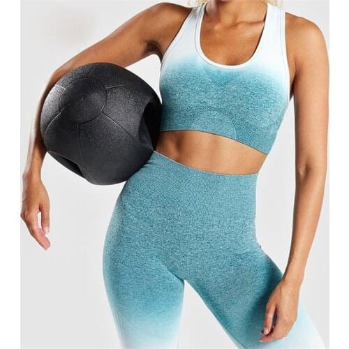 Yoga Set Sports Bra and Leggings Women Gym Set Clothes Seamless Workout Fitness Sportswear Fitness Sports Suit Sportswear