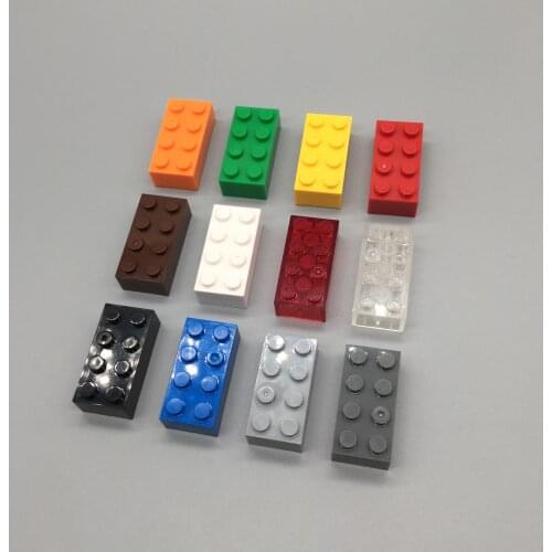 DIY education 2x4 high brick 3001 compatible with granule assembly technology building block toy gift