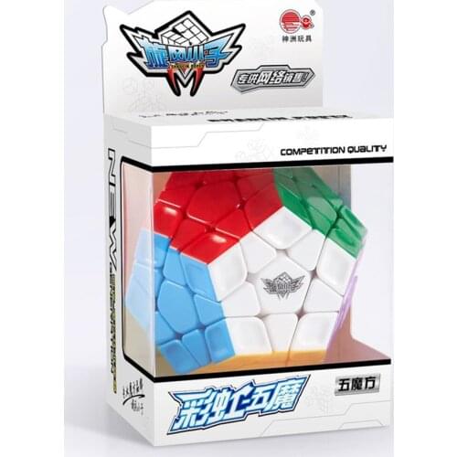 Shaolin Popey Megaminx Speed Stickerless Magic Cube Educational Toys For Children 3 Years Professional Adult Puzzle Anti-stress