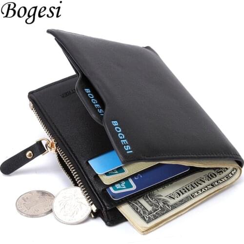 Fashion Casual Mens Short Wallet Multifunctional Wallet Card Holder Bank Cardholder Case Coin Purse