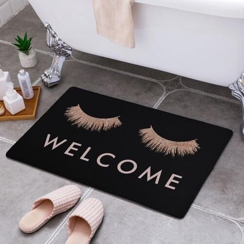 Cartoon Camper Carpet Indoor Absorbent Kitchen Rug Printed Anti-slip Entrance Doormat Bathroom Floor Rugs Home Decorative