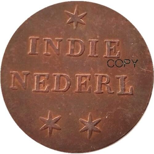 Netherlands East Indies 1836 100% Copper Copy Coin