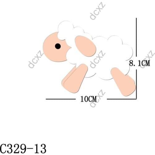 New sheep Wooden die Scrapbooking C329-13 Cutting Dies Multiple sizes