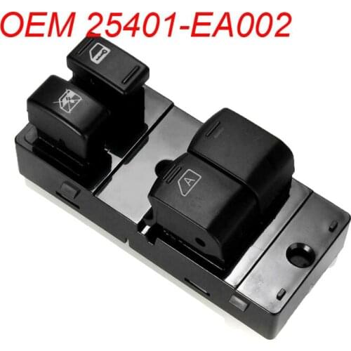 OEM 25401-EA002 Electric Master Power Window Switch Button Lifter Fit for Nissan Frontier 2005 2006 2007